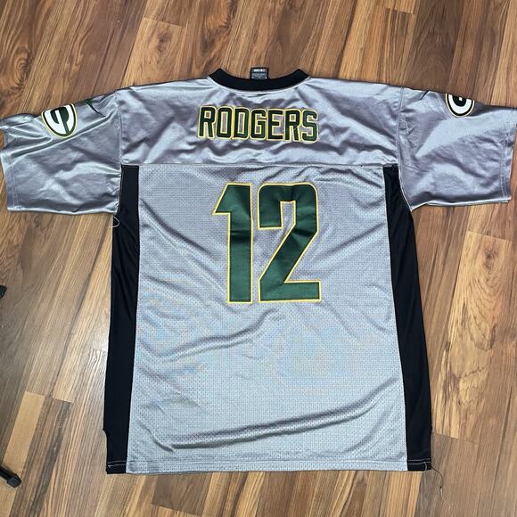 Nike On Field NFL Green Bay Packers ‘50s Classic Aaron Rodgers #12 Jersey 56 - Picture 2 of 7